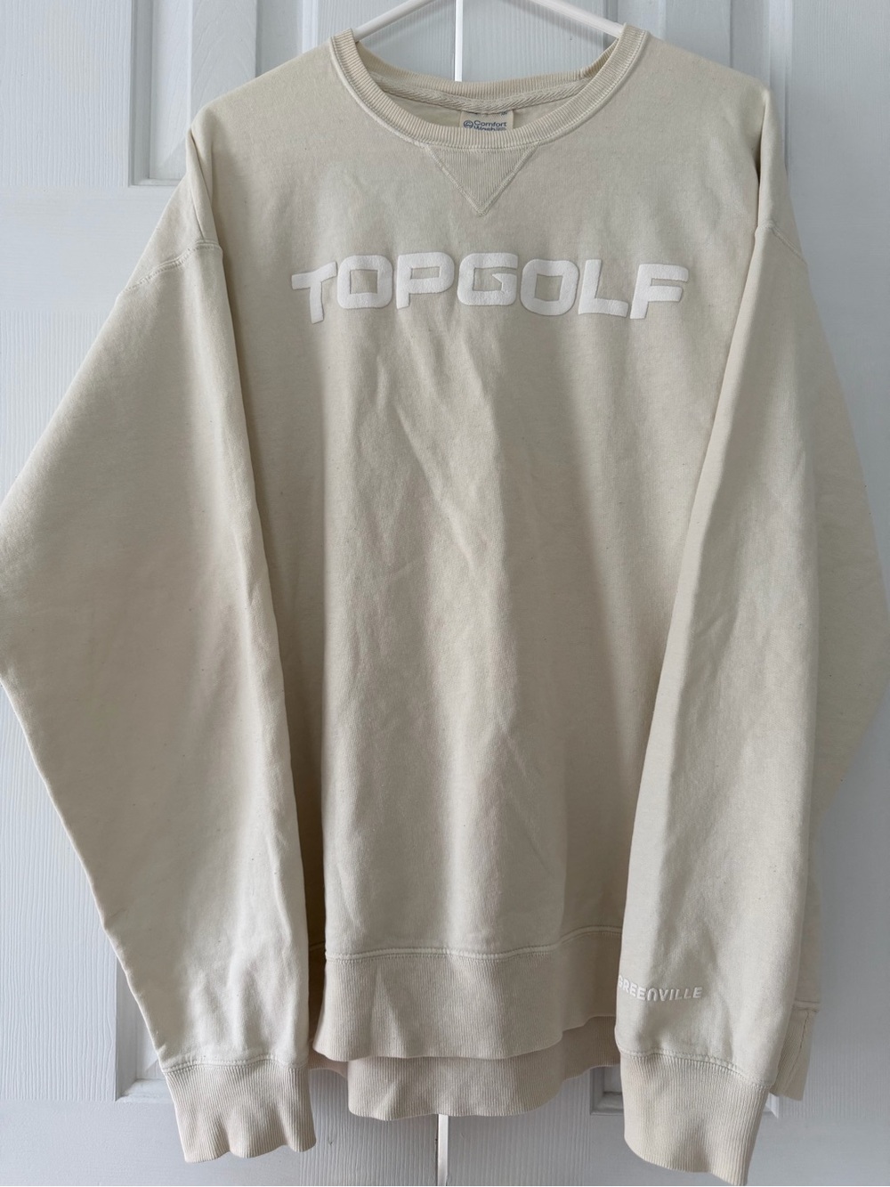 Women's Cream Crewneck Sweatshirt